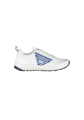 White Eco Leather Men Sneaker - EU44/US11