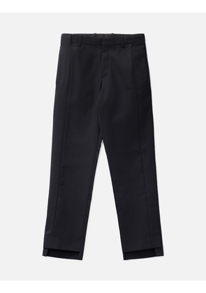Cutout Hem Wool Slacks