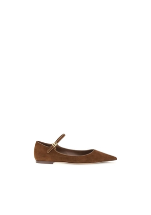 Suede and nappa leather Ballerinas - EU37.5/US7.5
