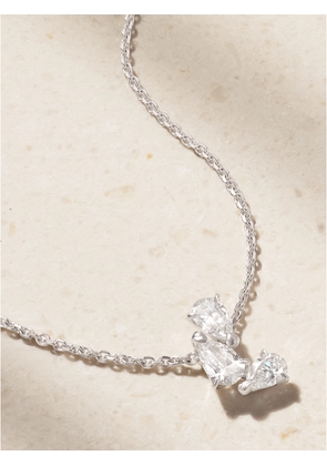 Repossi - Serti Sur Vide 18-karat White Gold Diamond Necklace - One size