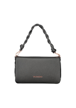 Black Polyethylene Women Handbag