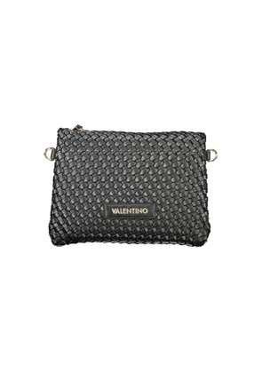 Black Polyethylene Women Handbag