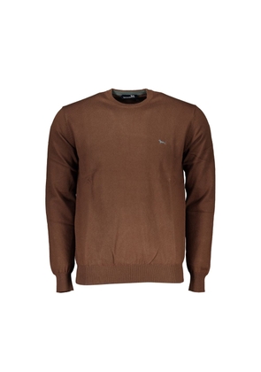 Elegant Crew Neck Embroidered Sweater - XXL