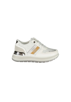 White Polyester Women Sneaker - EU40/US10