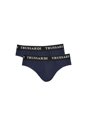Trussardi Blue Cotton Underwear - XL