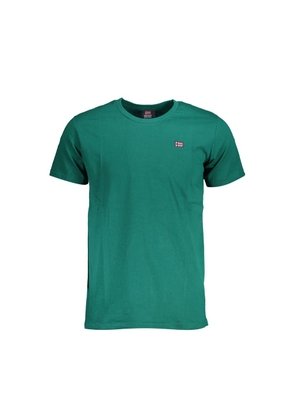 Green Cotton Men T-Shirt - XXL