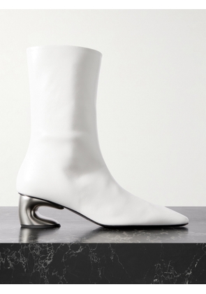 Jil Sander - Leather Ankle Boots - White - IT36,IT36.5,IT37,IT37.5,IT38,IT38.5,IT39,IT39.5,IT40,IT41