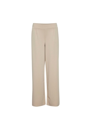 ICHI Beige Recycled Polyurethane Pant - XXL