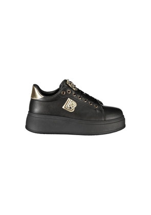 Laura Biagiotti Black Polyester Women Sneaker - EU39/US9