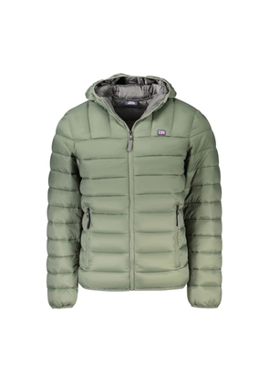 Green Polyamide Men Jacket - S