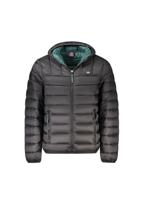 Black Polyamide Men Jacket - S