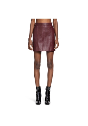 Leather Mini Skirt