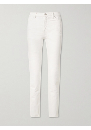 TOTEME - Mid-rise Slim-leg Organic Jeans - White - 24,25,26,27,28,29,30,31