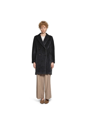 Roseto Alpaca Wool Midi Coat