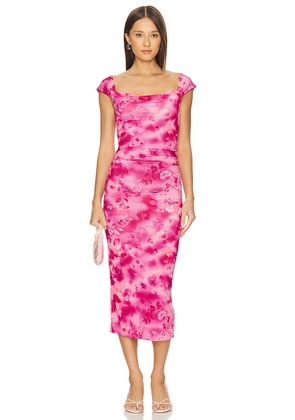 Amanda Uprichard Rebecca Dress in Pink. Size M. Also in S, XS.