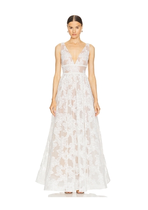 Bronx and Banco Lily Gown in White. Size M. Also in L.