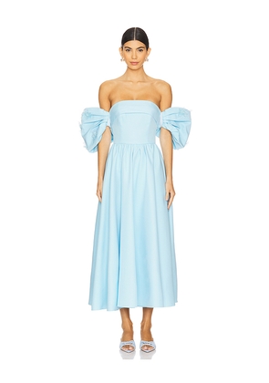 ELLIATT Destiny Midi Dress in Baby Blue. Size S. Also in XS.