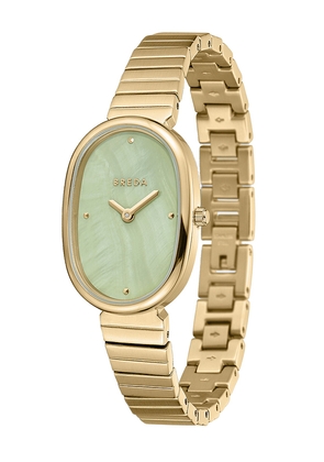 Breda Jane Watch in Metallic Gold.