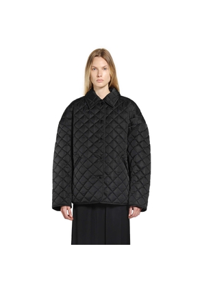 Oversized Quilted Bomber Jacket