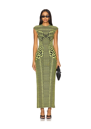 AFRM Cody Maxi Dress in Green. Size S. Also in XS.