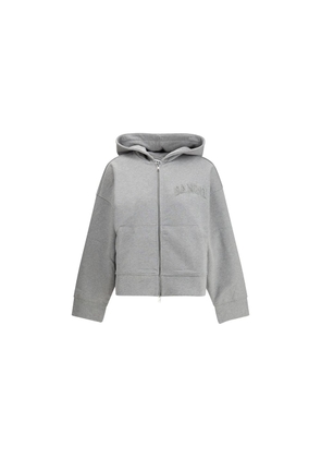 Ganni Gray Cotton Sweatshirt - M