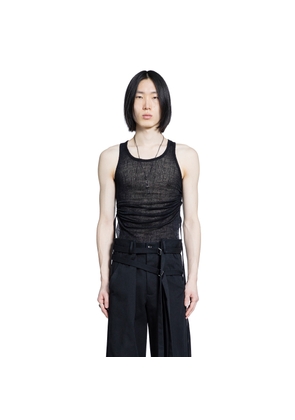 Boris Wrinkled Cropped Tank Top