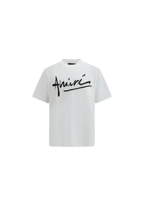 Amiri White Cotton T-Shirt - L