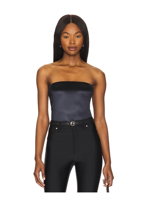 CULTNAKED Skin Bandeau Top in Black. Size M. Also in L, XS.