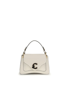 Coccinelle Cream Calf Leather Bos Taurus Handbag