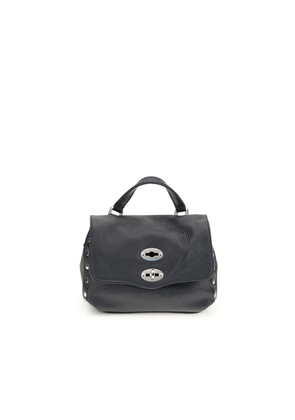 Zanellato Blue Calf Leather Bos Taurus Shoulder Bag