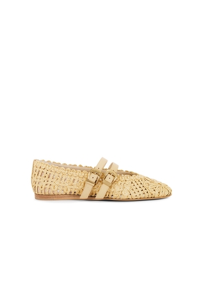 Dolce Vita Baylee Sunflower Flat in Neutral. Size 6. Also in 6.5, 7.5.