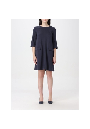 Max Mara Blue Cotton Casual Dress - IT44