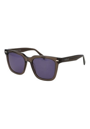Replay Brown Plastic Sunglasses
