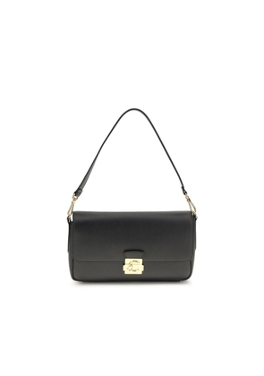 Coccinelle Black Calf Leather Bos Taurus Shoulder Bag