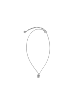 Versace Silver Metal Necklace - One Size