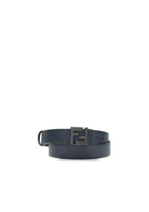 Fendi Blue Calf Leather Bos Taurus Regular Belt - 100 cm / 40 Inches