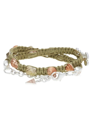 Guess Bicolor Textile Necklace - One Size