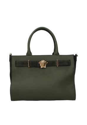 Versace Green Leather Handbag