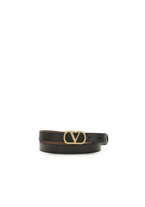 Valentino Garavani Black Lamb Ovis Aries Aries Regular Belt - 75 cm / 30 Inches