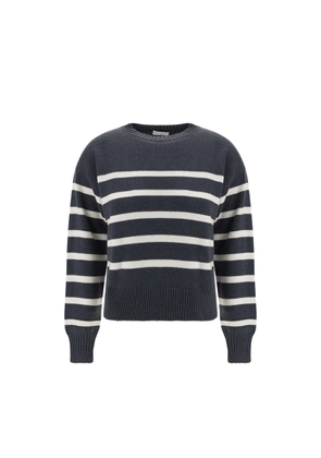 Brunello Cucinelli Gray Cashmere Cashmere Sweater - M