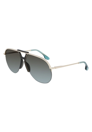 Victoria Beckham Gold Metal Sunglasses