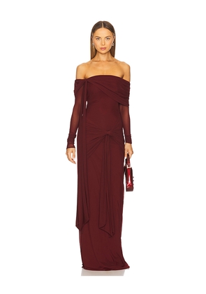 Deme by Gabriella Heloise Dress in Burgundy. Size XL. Also in S, XS.