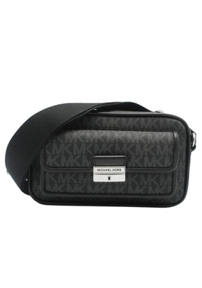 Michael Kors Black Canvas Crossbody Bag