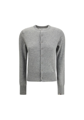 Extreme Cashmere Gray Cashmere Cardigan - One Size
