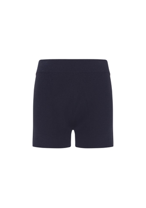 Extreme Cashmere Blue Cotton Shorts - One Size