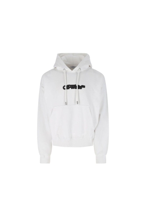 Off-White White Cotton Sweatshirt - L
