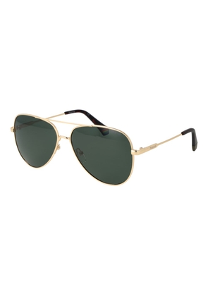 Polaroid Gold Metal Sunglasses
