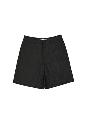 Off-White Black Polyester Short And Mini Shorts - M