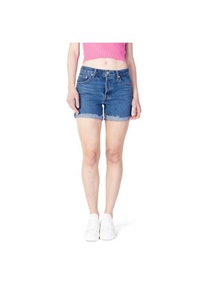 Levi's Blue Cotton Shorts - W25