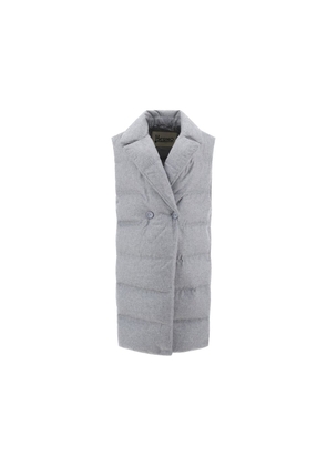 Herno Gray Cashmere Coat - 42